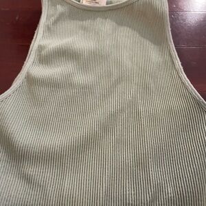 Cotton On Ribbed Tank in Sage